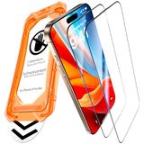 UniqueMe Compatibel met iPhone 16 Pro Max Screenprotector - 2 Stuks