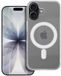 OEM Avizar CLEAR MAG COVER (MID) Geschikt voor Apple iPhone 17, Transparant