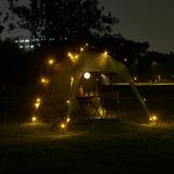 pro.tec LED Paviljoen Barendrecht partytent 250x250x190 cm groen