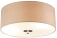 QAZQA Plafonniere Drum 30 rond beige