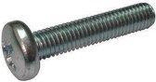 Hoenderdaal fasteners Hoenderdaal Metaalschroeven RVS Cilinderkop M5x60 - 200 stuks