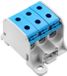 Weidmüller 2874530000 Bloc de distribution vis gris clair, bleu 3 pièce(s)