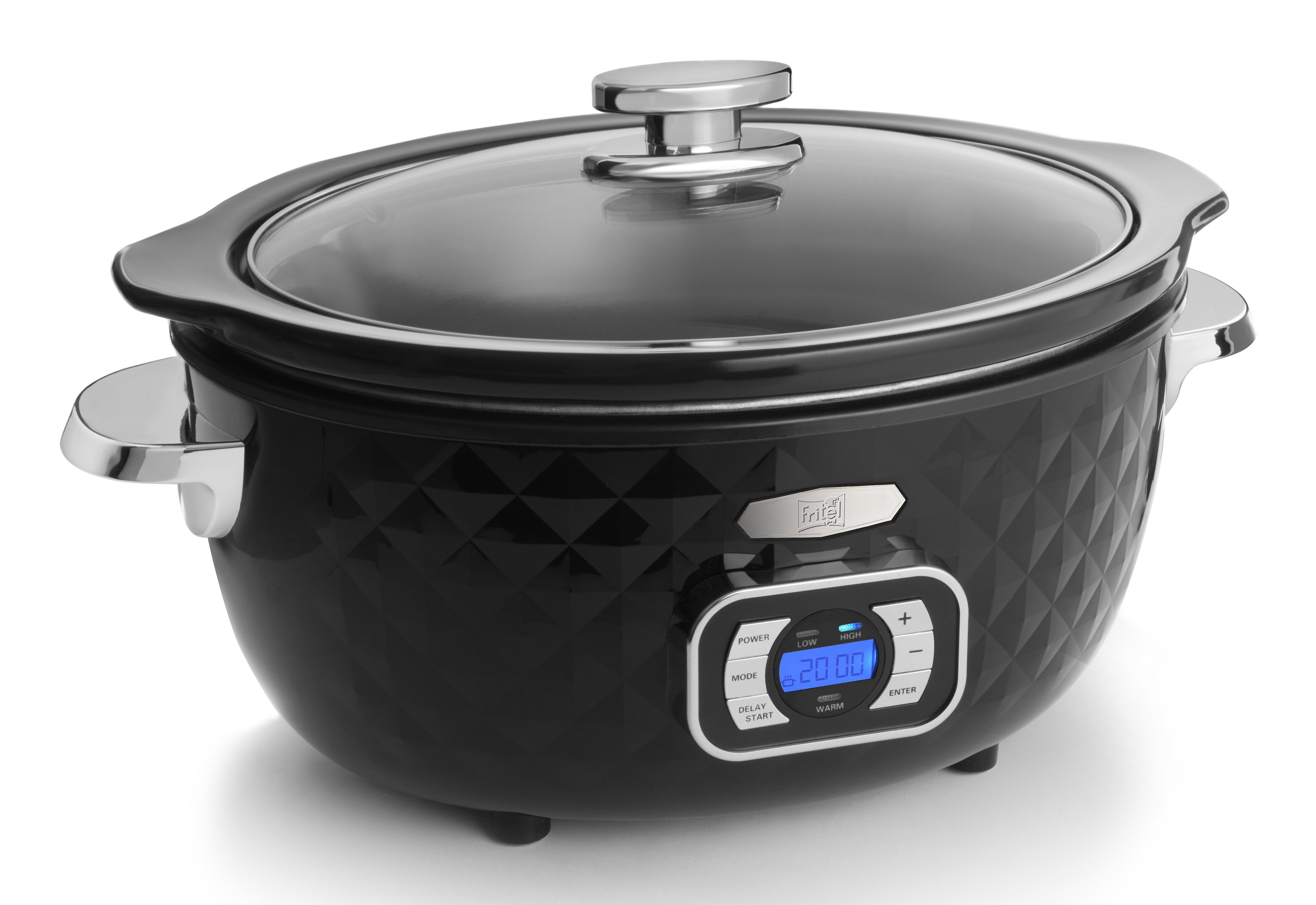FRITEL Slow Cooker SC 2395 - 5,5L - Zwart/Chroom