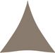 vidaXL Zonnescherm Driehoekig 5x5x5 m Oxford Stof Taupe