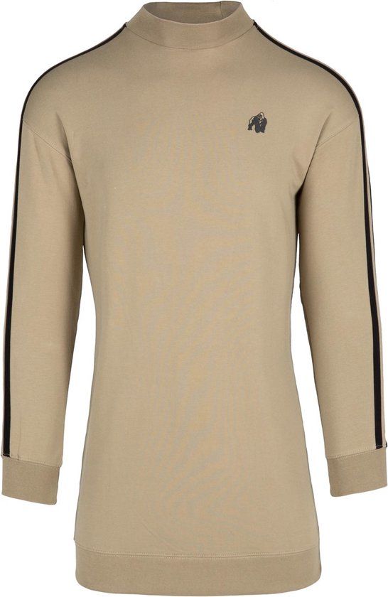 Gorilla Wear Isabella Sweatshirt Jurk - Beige - S - Vrouwen