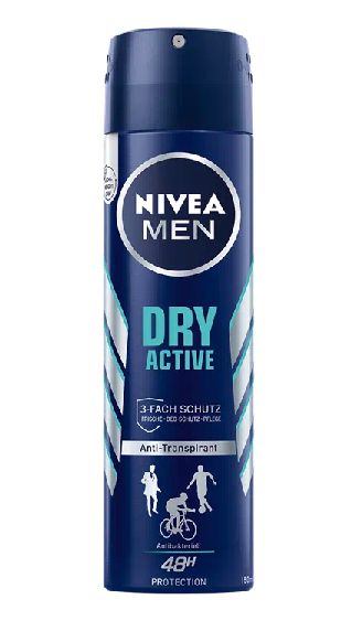 Nivea Men Dry Active Deodorant Spray - 150ml