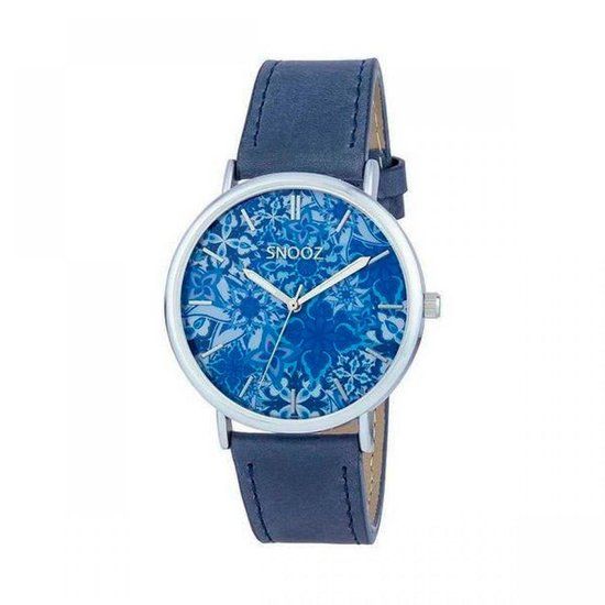 Snooz SAA1041-72 Unisex Watch (40 mm) - Blue Dial, Blue Strap