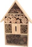 Merkloos Wooden 50cm Natural/Nest Box Insect Hotel for Bees Butterflies Beetles and Other Animals - XXL