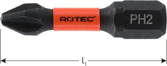Rotec IMPACT insertbit PH 3 L=30mm C 6,3 BASIC