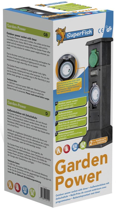 SuperFish Gardenpower met Timer