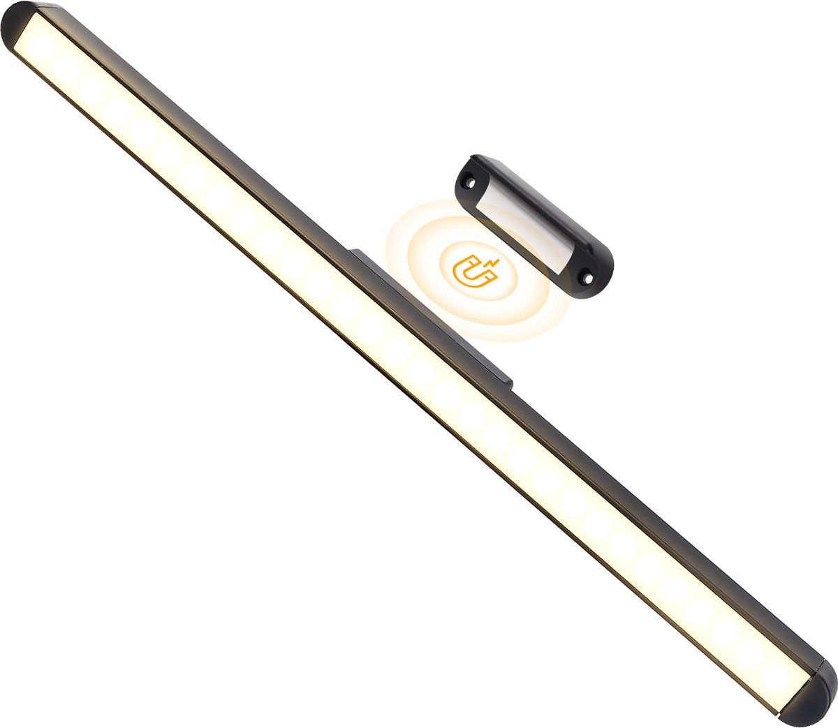 Aigostar 10WQH - LED Kastverlichting - 42cm - USB Oplaadbaar - Dimbaar - Zwart