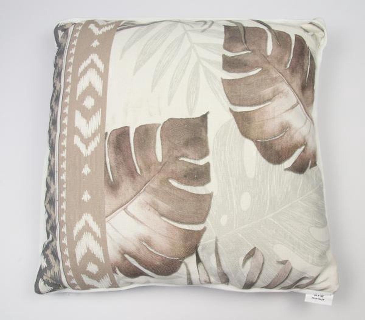 Madison sierkussen 50x50 cm Inca taupe - Katoen - Taupe