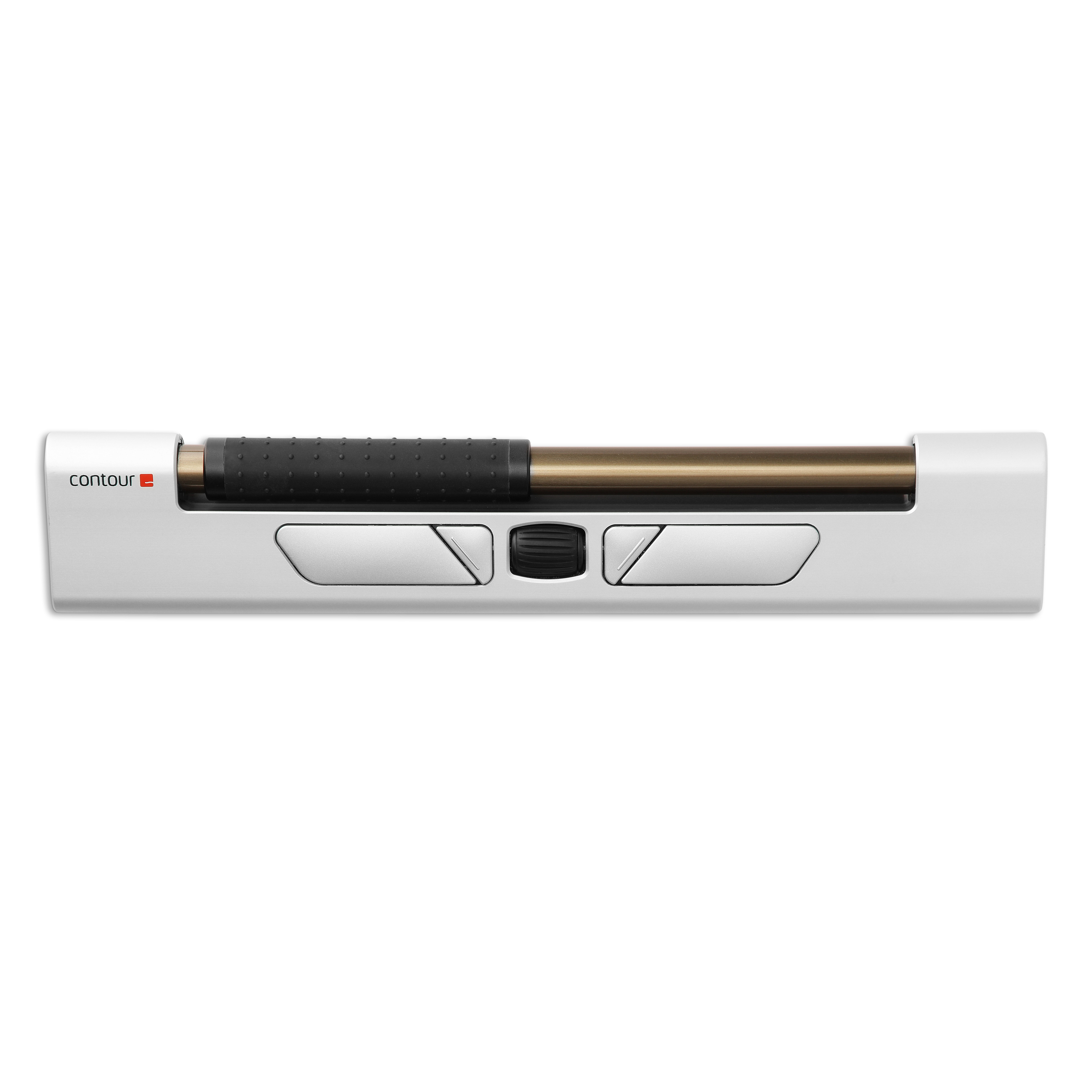 Contour Design RollerMouse mobile - Ergonomic Mouse with Rollerbar, Bluetooth & USB Type-A, 3000 DPI, Black/Silver