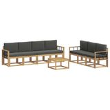vidaXL - Buiten - bank - set - 7 - st