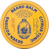 Seven Potions Baardbalsem voor Mannen — Baardverzachter om de Huid en het Haar te Voeden, Tegen een Jeukende Baard — Natuurlijk, Vegan, Dierproefvrij — Citrus Tonic (60ml)