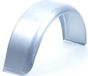 Huismerk Bol Spatbord 13 metaal rond Zilver