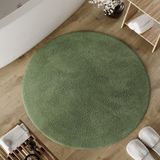Pasper Badmat rond - 95 cm - Groen