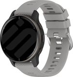 Strap-it Smartwatch siliconen bandje - Lichtgrijs