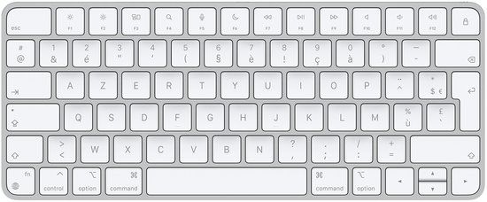 Apple Magic Keyboard - AZERTY - Wit/Aluminium