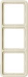 Jung CD583W Afdekking Frame 3-voudig Crème-wit