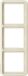 Jung CD583W Afdekking Frame 3-voudig Crème-wit