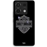 Harley Davidson Coque Pour Xiaomi Redmi Note 13 Pro 5g logo motor sycles gris front noir Maniacase