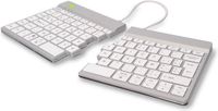 R-Go Tools R-Go Split Ergonomisch Toetsenbord Wit AZERTY Bluetooth