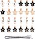 Rayher Adventskalender ster 1-24 op klem, kleurrijk, 2,9x3,6cm, m. koord, SB-Btl. 1Set, 46608999, natuur, 27