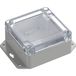 TRU COMPONENTS 6U07090905737 TC-13865236 Boîtier industriel 121,5 x 90 x 45 ABS-PC Gris clair, Transparent 1 pièce