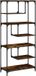 vidaXL Boekenkast 81x36x176 cm bewerkt hout gerookt eikenkleurig