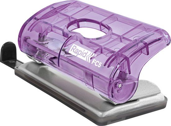 Rapid Colour'Breeze Mini Metalen Perforator FC5 - 2-Gaats - Lavendel