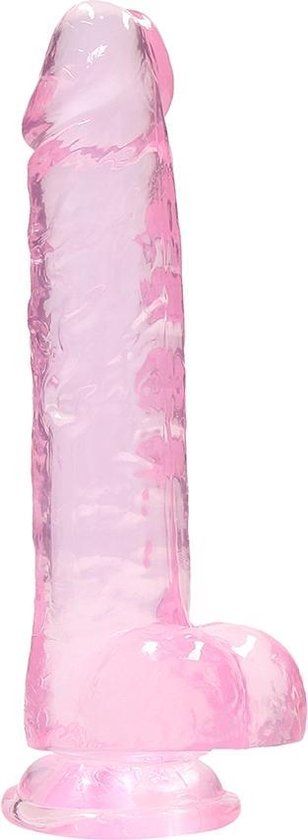 RealRock Shots 8" / 20 cm Realistic Dildo With Balls - Pink