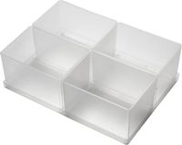 raaco 80 4xBA7-1 Inzetstuk voor assortimentskoffer