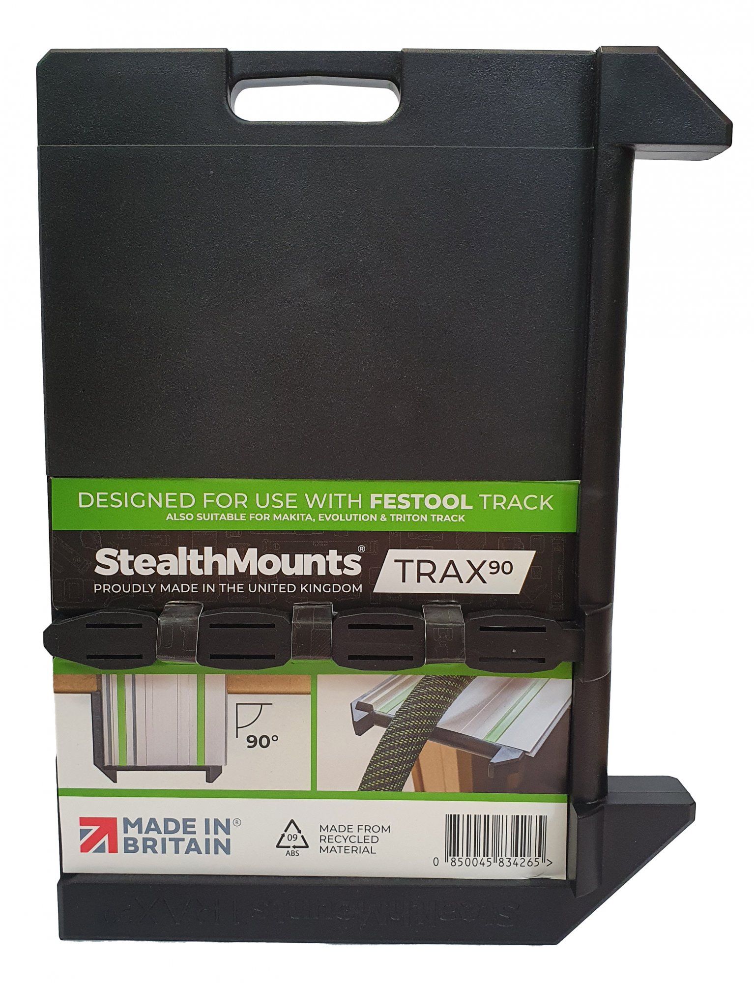StealthMounts TSS-S-FT-1 Baanzaagvierkant Voor Festool Geleiderails - 90 Graden