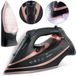 Berdsen Stoomstrijkijzer 3000W BD-332 Keramische Coating Roze/Zwart