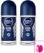 Nivea 2 x Men Cool Kick Deo Roll-On Anti-Transpirant 50 ml