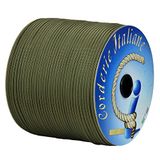 Paracord Corderie Italiane Paracord 550 Type III Basic, beige/donkergroen 4 mm - 20 m, kern 7 draden, 100% Made in Italy 006079224