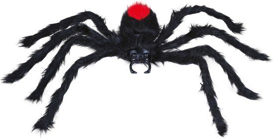 Fiestas Guirca Fiestas Horror Spin Groot - Halloween Decoratie - Zwart - 60 cm