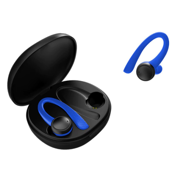 Caletop TWS Draadloze Smart Touch Control Oortjes Bluetooth 5 0 Air Wireless Pods Earphones Earbuds 400mAh Blauw