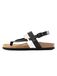 Bayton Sandalen met riem 'Lajas' zwart / zilver