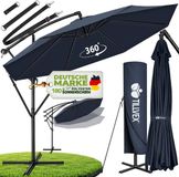 Tillvex Zweefparasol Ø 350 cm Navyblauw