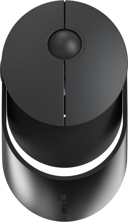 Rapoo 12130 - Muis - Bluetooth - Laser - 1600 DPI - Grijs