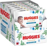 Huggies Natural 0% Plastic Billendoekjes - 384 stuks