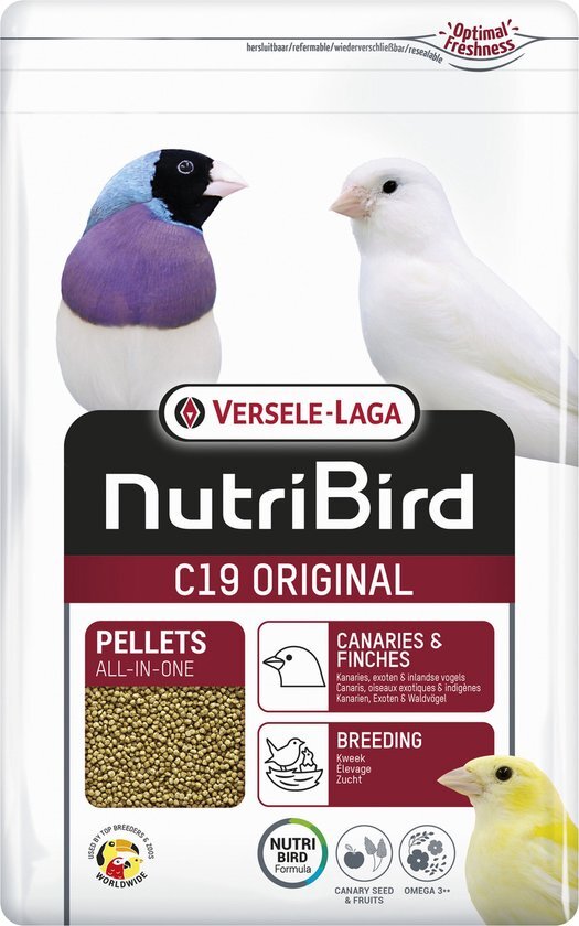 Versele-Laga Nutribird C19 Original Kanarie Kweekvoer - Vogelvoer - 3 kg