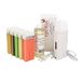 EpilWax Royal Ontharingsset compleet met: Professionele waxverwarmer 5 Roll-On Wax 100 ml bont, 100 ontharingsstrips, 1 fles 250 ml After Wax Oil - (Royal Series bonte 5)
