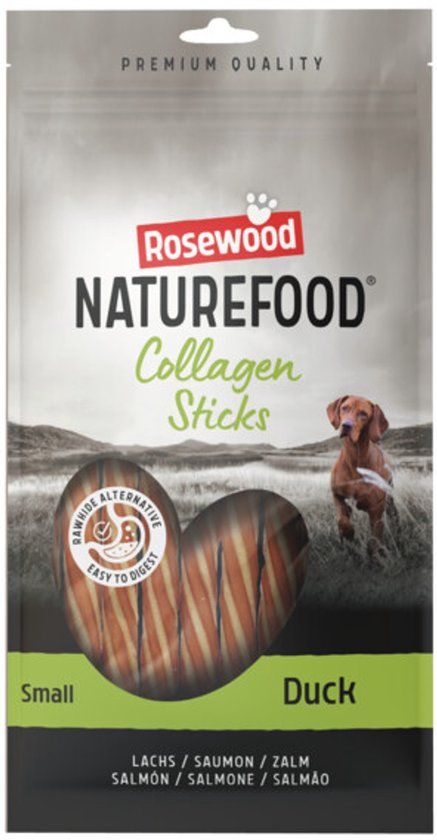 Rosewood Naturefood Hondensnack Collageen Sticks Duck S - 100 gr