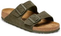 Birkenstock Arizona Cuir Daim Étroit Vert Foncé Unisexe Adulte Sabots Taille 41