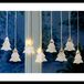 Guirlande lumineuse sapins 8 LED éclairage de Noël décoration de Noël décoration d'hiver