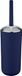 WENKO Brasil toiletborstelgarnituur rond kunststof MAT BLAUW