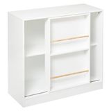 Boekenkast Atmosphera Boekenkast voor kinderen, uittrekbaar, wit, 75 x 76 cm